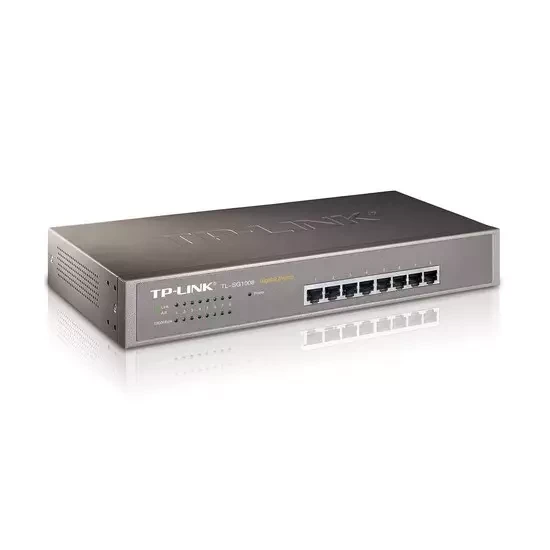 Коммутатор TP-Link TL-SG1008 (8 портов, Неуправляемый, Без Uplink портов, Без Uplink портов, 10/100/1000 - фото 5 - id-p44802934