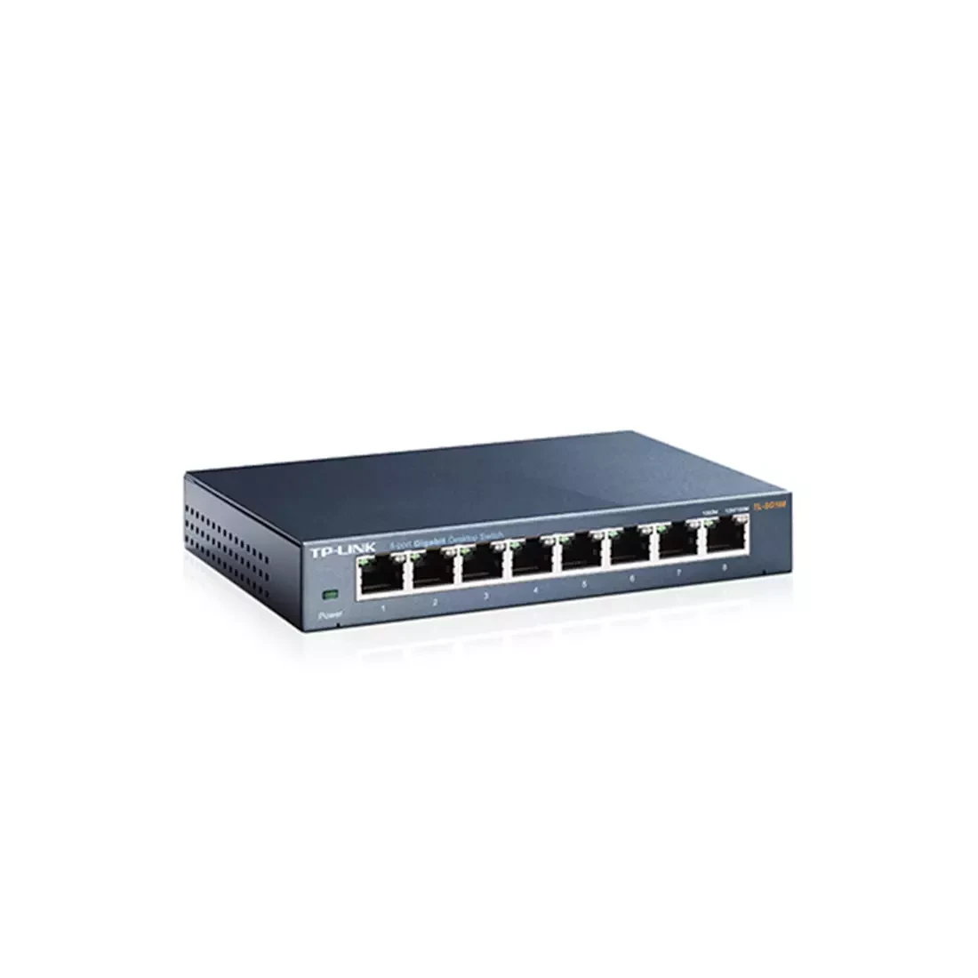 Коммутатор TP-Link TL-SG108 (8 портов, Неуправляемый, Без Uplink портов, 10/100/1000 Мбит/с, Без PoE, Без PoE, - фото 5 - id-p44802669