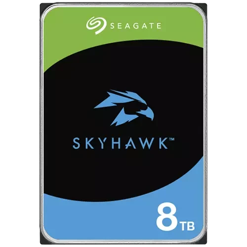 Жесткий диск внутренний Seagate SkyHawk (8Тб (8000Гб), HDD, 3,5″, Для видеонаблюдения, SATA) ST8000VX010