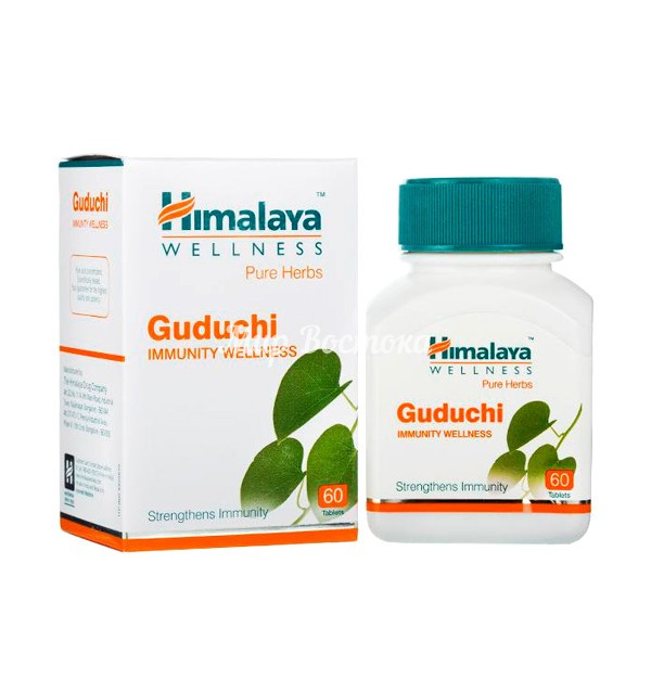 Гудучи иммуномодулятор Guduchi Himalaya (60 таблеток, Индия), фото 1