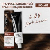 6.00 Dark Brown CONCEPT FUSION шашқа арналған тұрақты крем-бояу Қою қоңыр