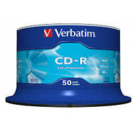 Verbatim Диск CD-R 700Mb 52x Cake Box (50шт)  (43351)