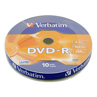 Verbatim Диск DVD-R 4.7Gb 16x Cake Box (50шт) (43533)