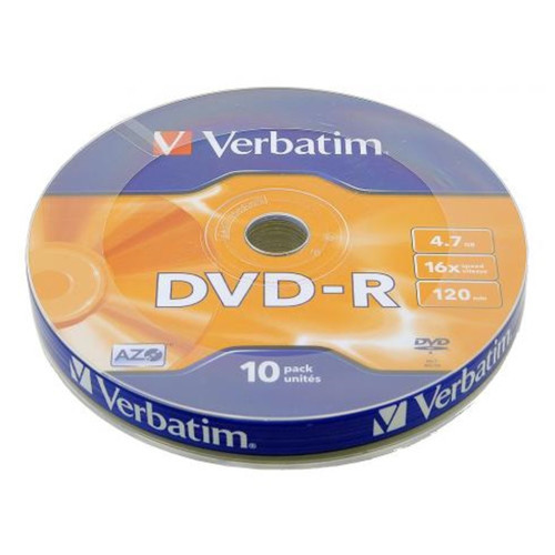 Verbatim Диск DVD-R 4.7Gb 16x Cake Box (50шт) (43533) - фото 1 - id-p102461891