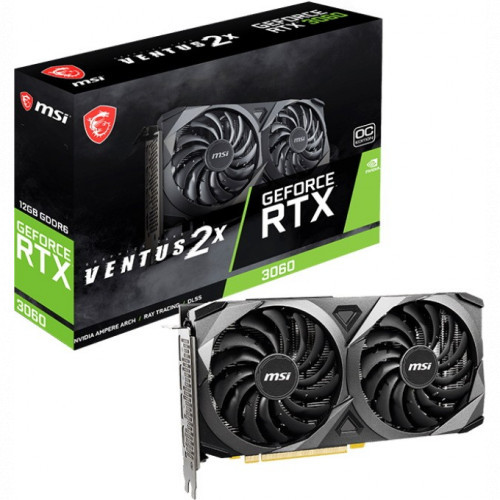 MSI RTX 3060 VENTUS 2X 12G OC видеокарта (RTX 3060 VENTUS 2X 12G OC) - фото 5 - id-p101724928