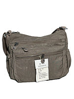 Женская сумка через плечо "BoBo", текстиль. Высота 20 см, ширина 26 см, глубина 10 см.