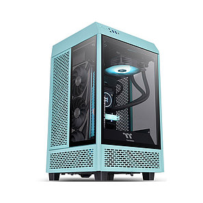 Компьютерный корпус Thermaltake The Tower 100 Turquoise без Б/П 2-021212 CA-1R3-00SBWN-00, фото 1