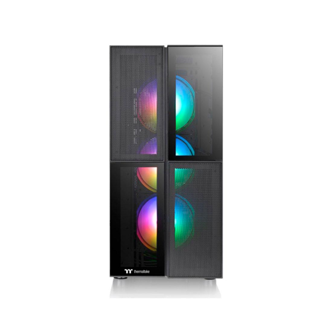 Компьютерный корпус Thermaltake Versa T26 TG ARGB без Б/П 2-009087 CA-1W1-00M1WN-01 - фото 2 - id-p116414387