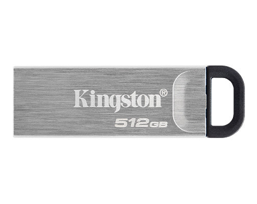 Kingston USB- Flash Kingston 512GB DataTraveler Kyson USB3.2 Gen 1 DTKN/512GB,200 МБ/с чтение, 60 МБ/с запись, - фото 1 - id-p110031601