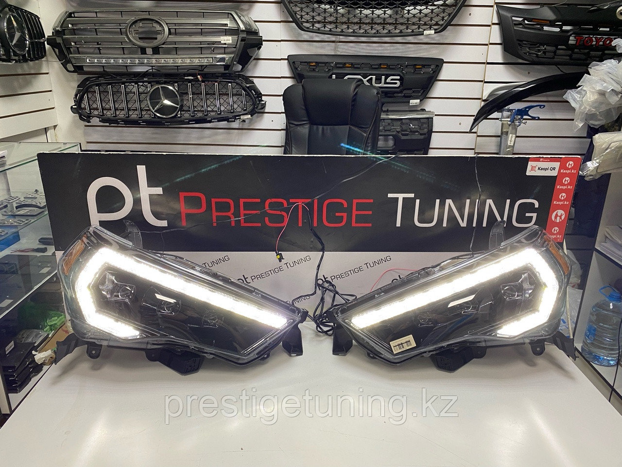 Передние фары тюнинг на 4Runner 2013-20 (FULL LED) Type 4