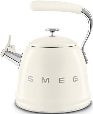 Чайник со свистком Smeg CKLW2001CR кремовый