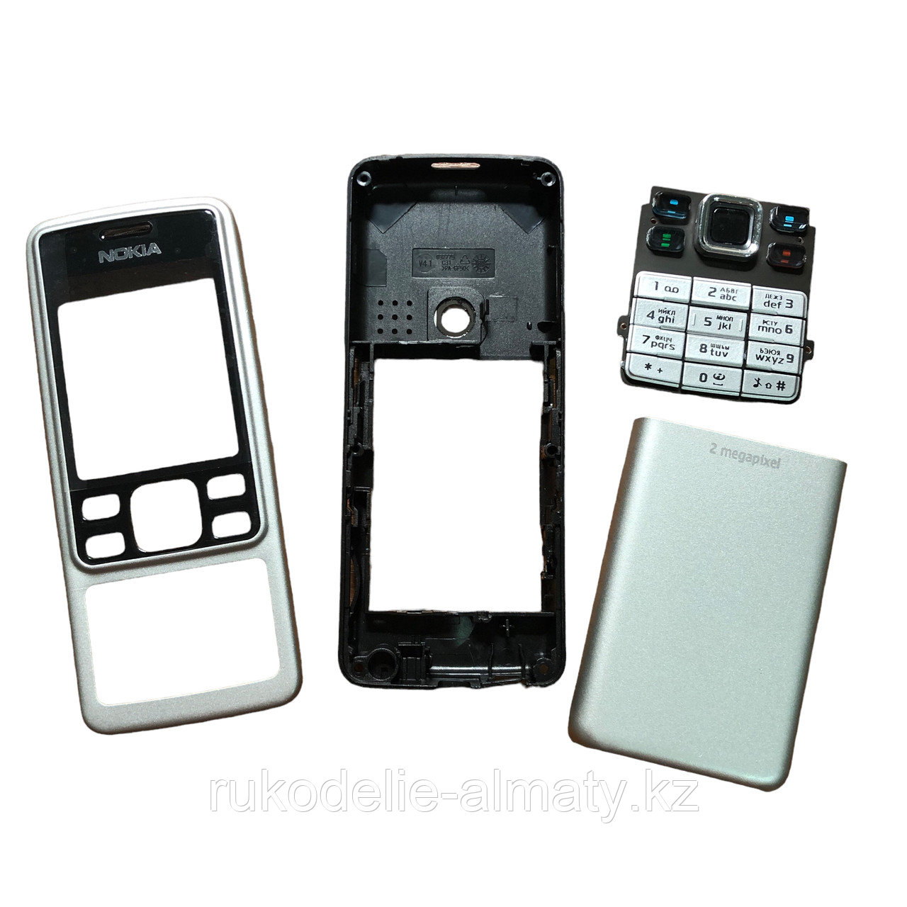 Корпус Nokia 6300 silver - фото 1 - id-p116415691