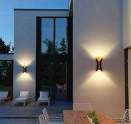Уличное бра MARVEL-10 10W BLACK GOLDEN 4200K 85-265V IP65, фото 4