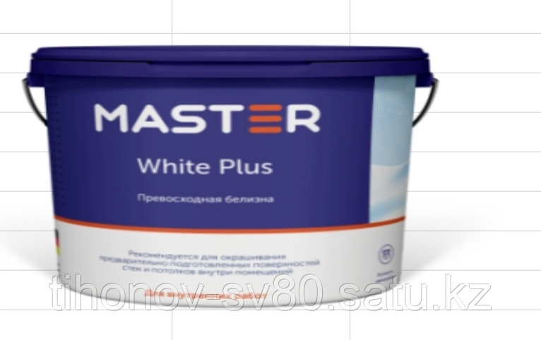 Краска Master для внутренних работ white plus 24кг