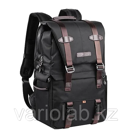 Рюкзак K&F13.087Vx 20л черный/коричневый, фото 2