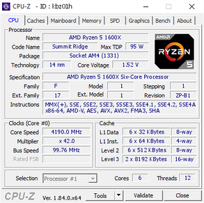 AMD Ryzen 5 1600X OEM, фото 2