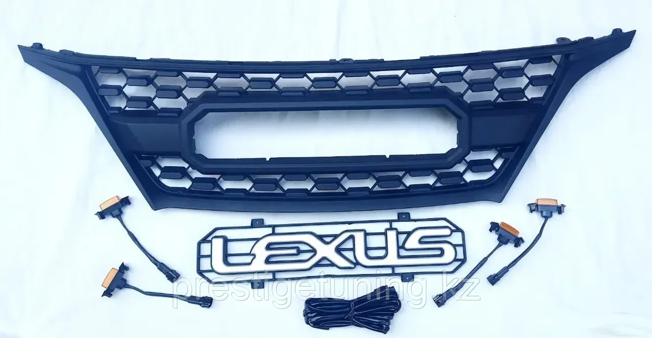Решетка в радиатора на Lexus RX 2009-13 дизайн OFF ROAD - фото 5 - id-p116419170