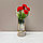 Искусственные цветы 35 см красный, фото 4