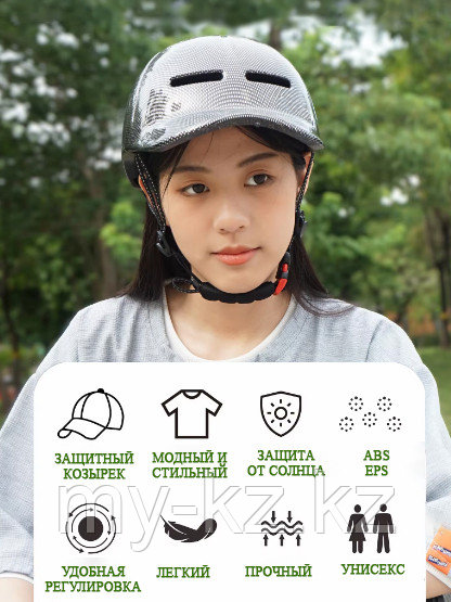 Шлем защитный спортивный для взрослых и подростков мотоциклетный, для роликовых коньков, скейтов - фото 4 - id-p116420334