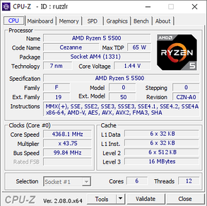 AMD Ryzen 5 5500 OEM, фото 2