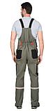 Полукомбинезон СИРИУС-СТАН (оливковый с красным), фото 2