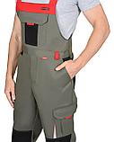 Полукомбинезон СИРИУС-СТАН (оливковый с красным), фото 4