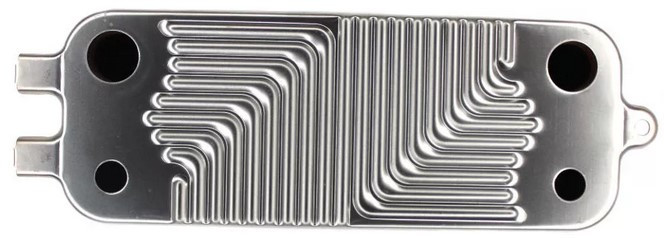 Теплообменник ГВС BOSCH 12 пластин - 8718644623 (АНАЛОГ), фото 1