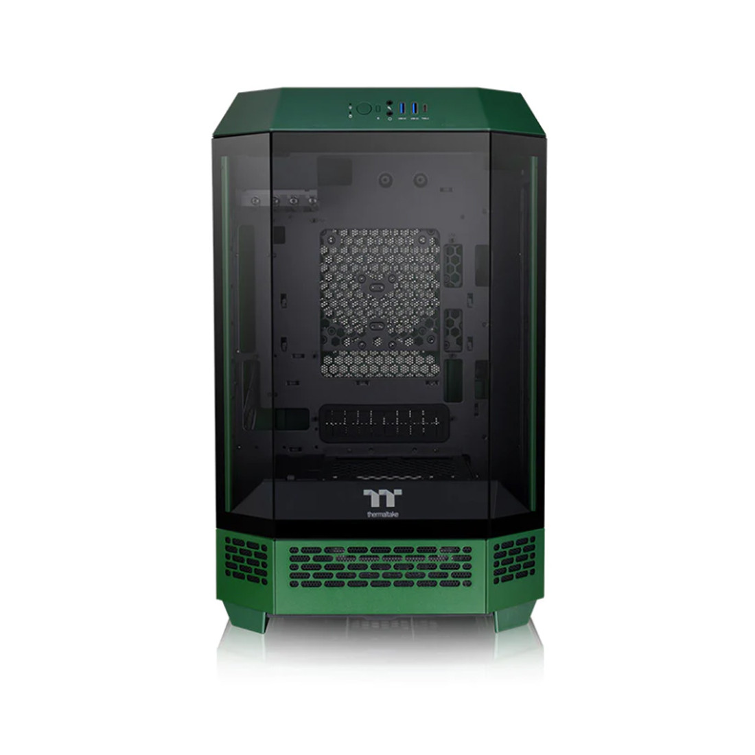 Компьютерный корпус Thermaltake The Tower 300 Racing Green без Б/П - фото 3 - id-p116427857