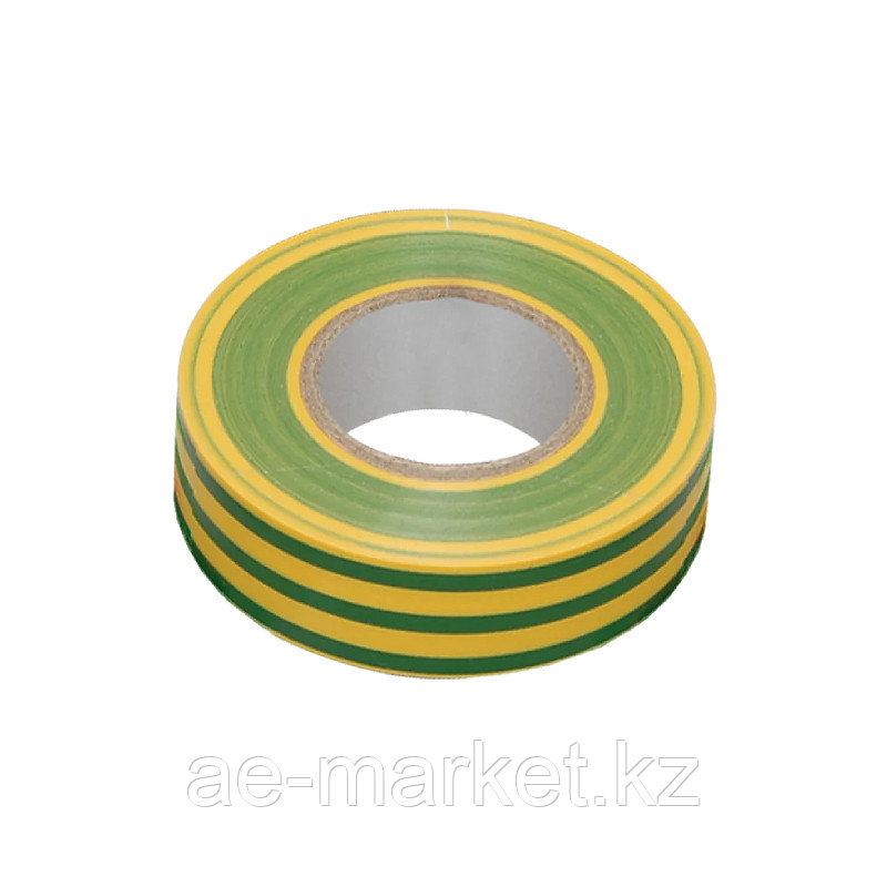 Изолента 0,18х19 мм желто-зеленая 20 метров IEK (10) (200) - фото 1 - id-p110485227