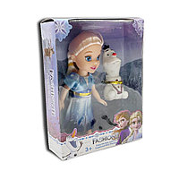 Кукла мини Эльза и Олаф Холодное сердце Frozen (голубое платье)