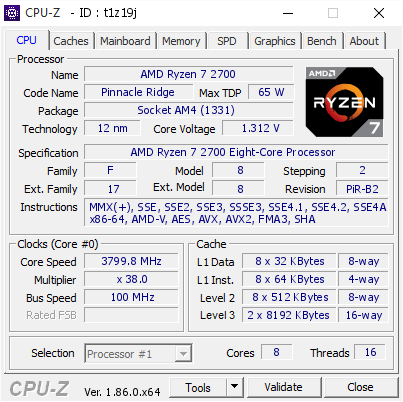 AMD Ryzen 7 2700 OEM - фото 4 - id-p116429840