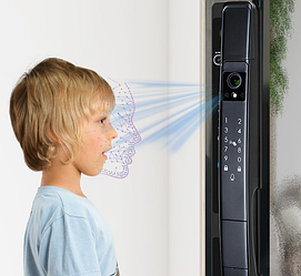 Биометрический замок для пластиковых и алюминиевых дверей с распознаванием лица