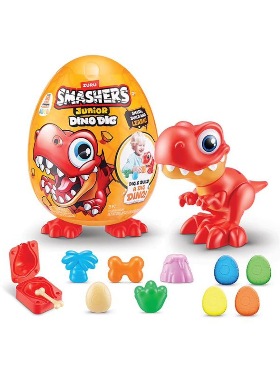 Набор игровой Smashers JUNIOR DINO DIG БОЛЬШОЕ ЯЙЦО