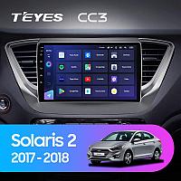 Автомагнитола Teyes CC3 6GB/128GB для Hyundai Accent 2017-2018