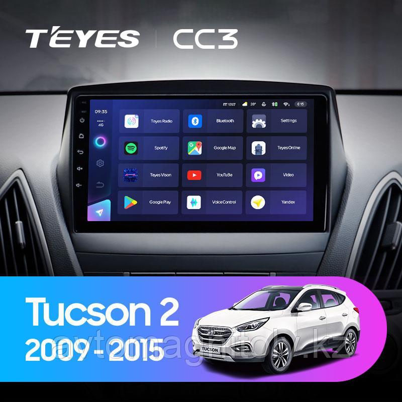 Автомагнитола Teyes CC3 6GB/128GB для Hyundai Tucson 2 2009-2015