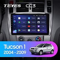 Автомагнитола Teyes CC3 6GB/128GB для Hyundai Tucson 2004-2009