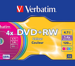 DVD+RW  4X 4.7GB Verbatim