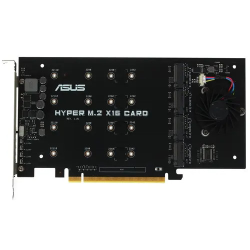 Asus HYPER M.2 X16 CARD аксессуар для пк и ноутбука (HYPER M.2 X16 CARD) - фото 5 - id-p116430589