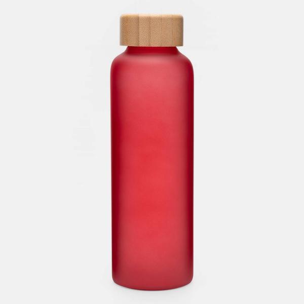 Стеклянная бутылка TAKE FROSTY Красный