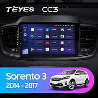 Автомагнитола Teyes CC3 6GB/128GB для Kia Sorento 2014-2017