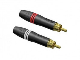 PVS N.V. PROCAB Коннектор PCR2M/BG (RCA - пара)