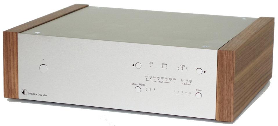 PRO-JECT AUDIO SYSTEMS PRO-JECT ЦАП DAC Box DS2 Ultra СЕРЕБРО ОРЕХ EAN:9120071652432 - фото 1 - id-p113756191