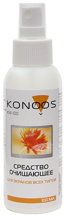 Чистящее ср-во для оргтехники Konoos KW-100, спрей для экранов - фото 1 - id-p116434688
