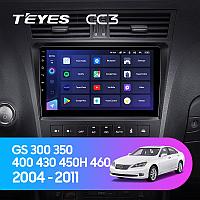 Автомагнитола Teyes CC3 6GB/128GB для Lexus GS 300/350/450H 2004-2011