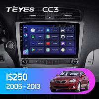 Автомагнитола Teyes CC3 6GB/128GB для Lexus IS250 2005-2013