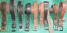 Ремни кожаные мужские