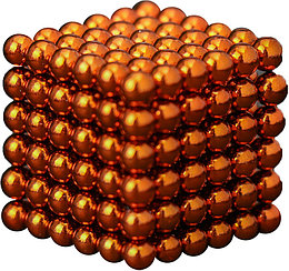 Антистресс магнитный Мини-Неокуб, 216 шариков d=0.3 см. (оранжевый)