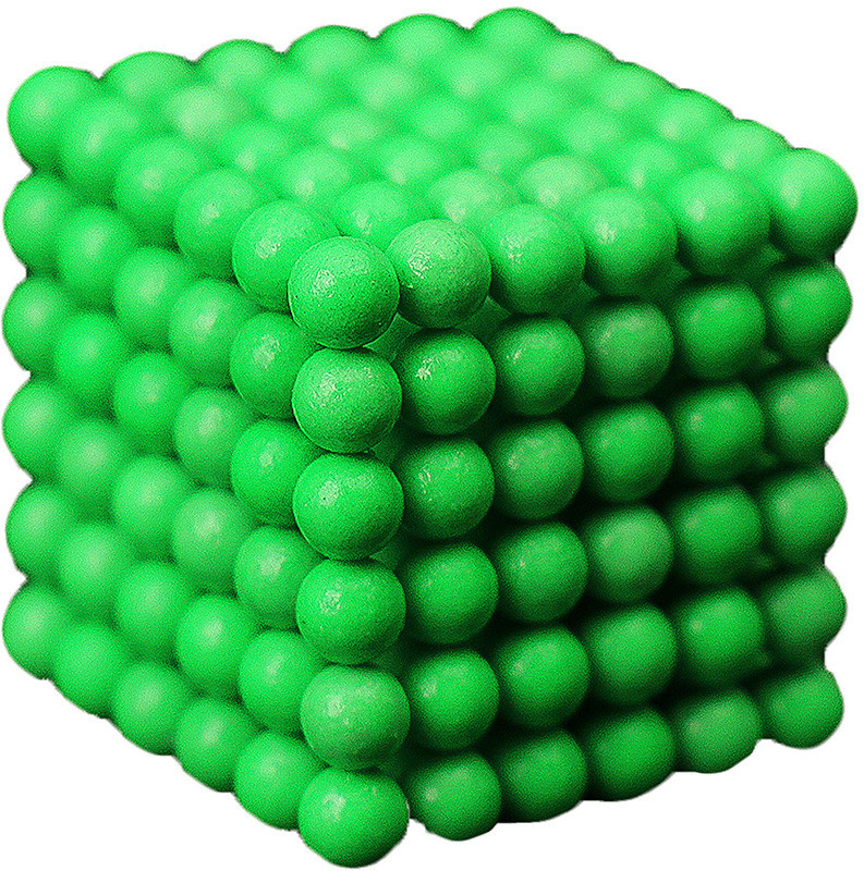 Антистресс магнитный Мини-Неокуб, 216 шариков d=0.3 см. (ярко-зеленый) - фото 1 - id-p116280461
