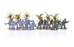 Биплант Набор солдатиков "Контратака", 20 шт.