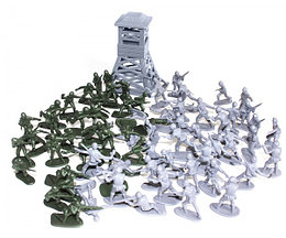 Биплант Набор солдатиков "Рота Солдат", 70 шт.